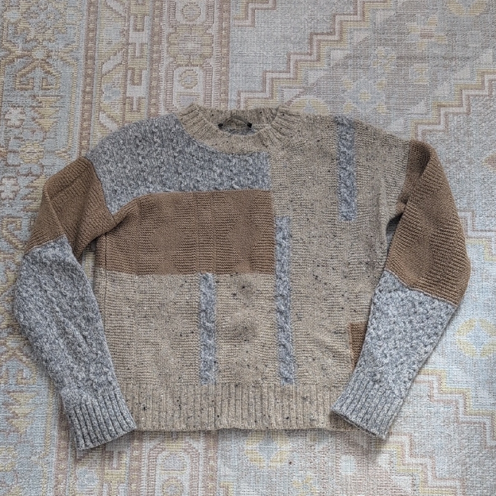 Weekend By Max Mara Patchwork Sweater - image 1